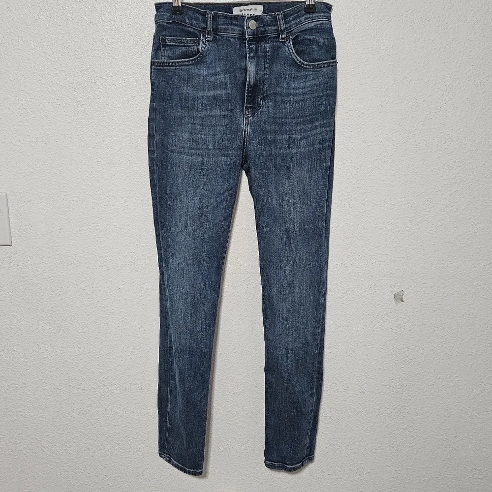 Reformation high rise skinny jeans size 27